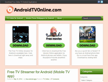 Tablet Screenshot of androidtvonline.com